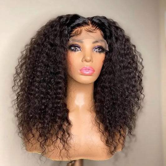 Deep Wave Virgin Hair 4x4 Lace Front Wig