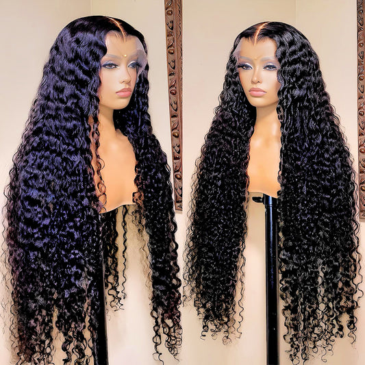 Water Wave Virgin Hair 13x6 Lace Front Wig