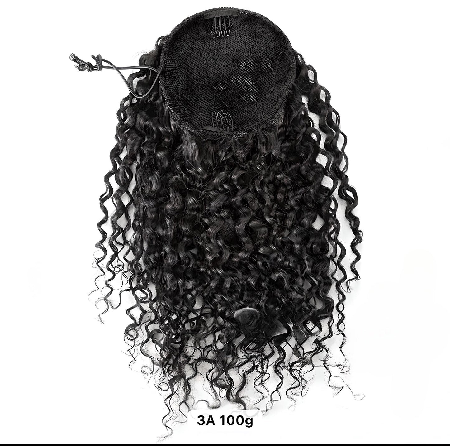 1B Virgin Hair Drawstring Ponytails