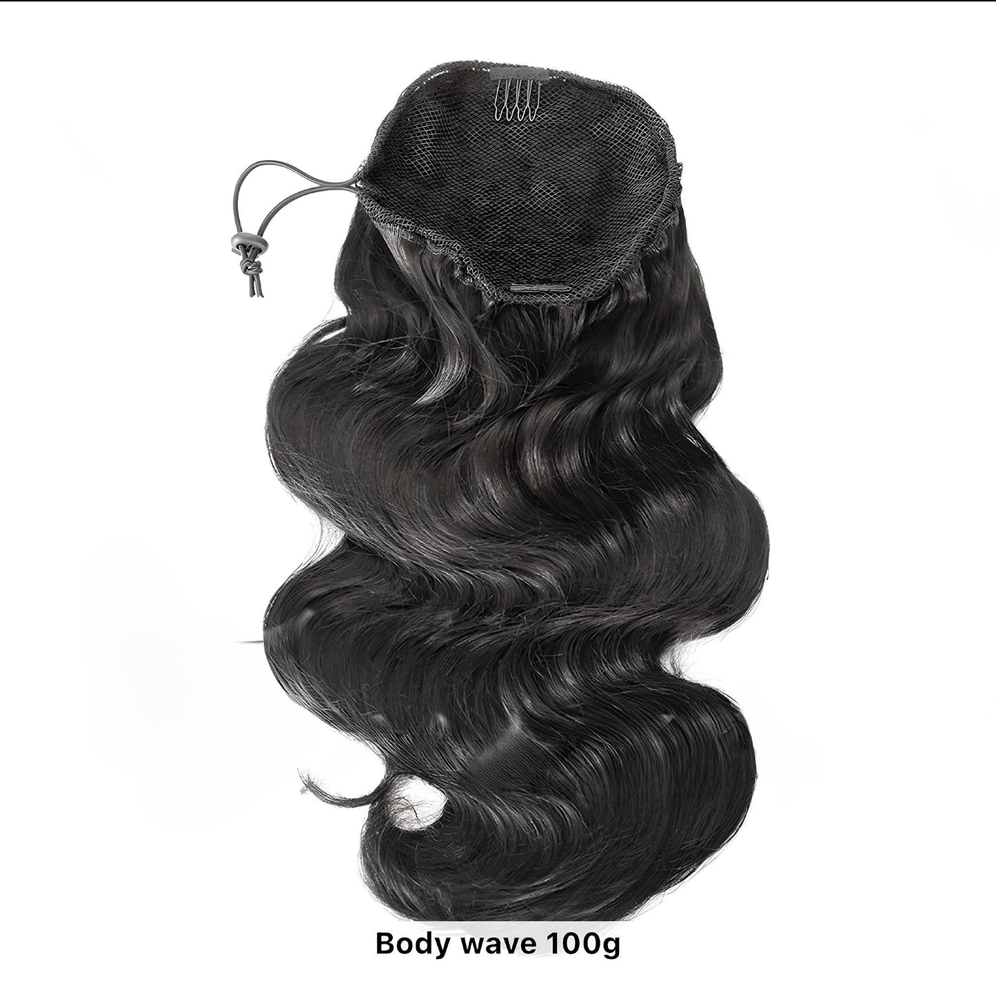 1B Virgin Hair Drawstring Ponytails