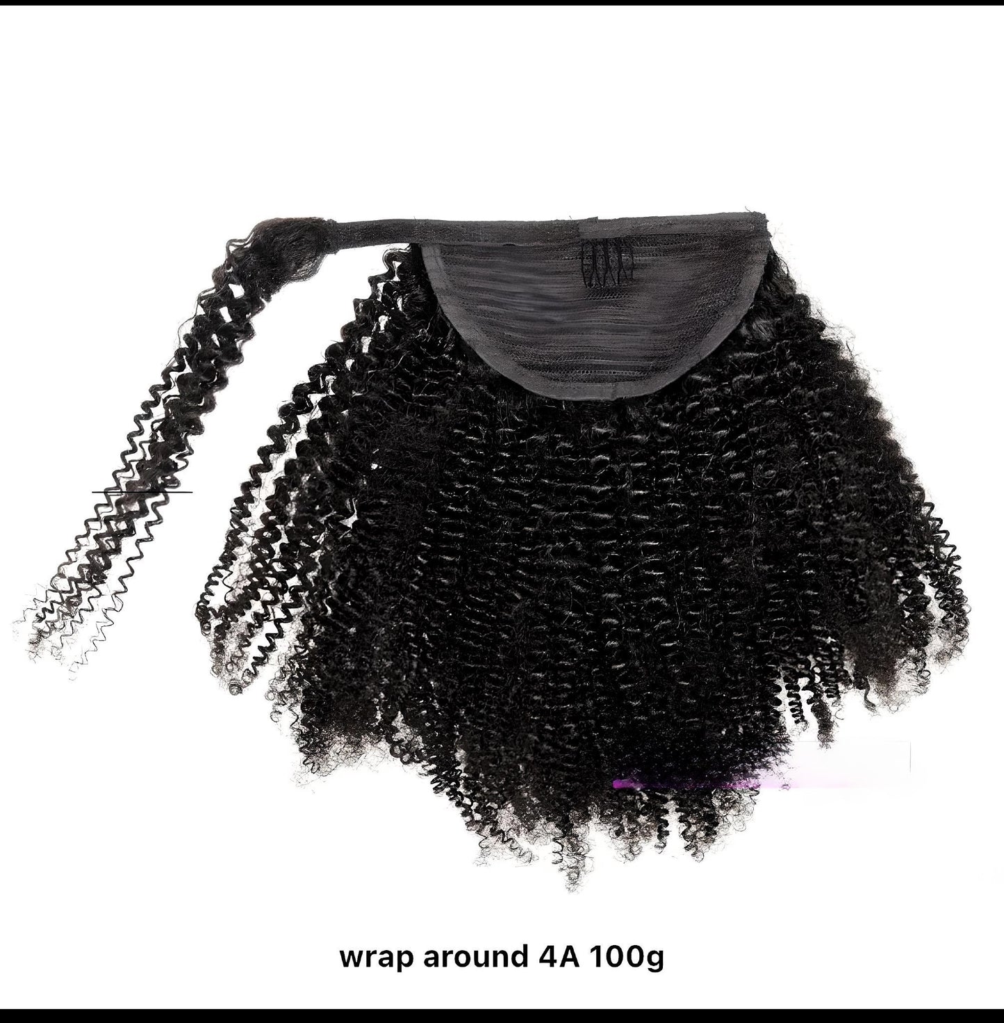 1B Virgin Hair Drawstring Ponytails